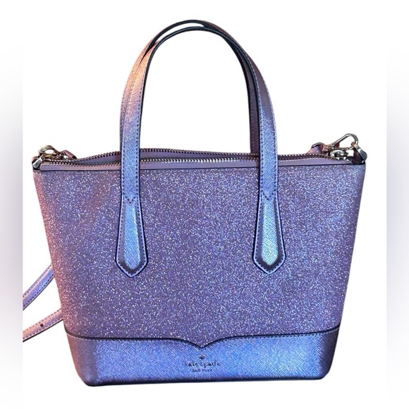kate spade Handbags - Kate Spade New York Lola Glitter Satchel Crossbody – Rose Pink coquette glamor